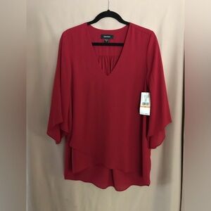 Karen Kane asymmetrical over blouse